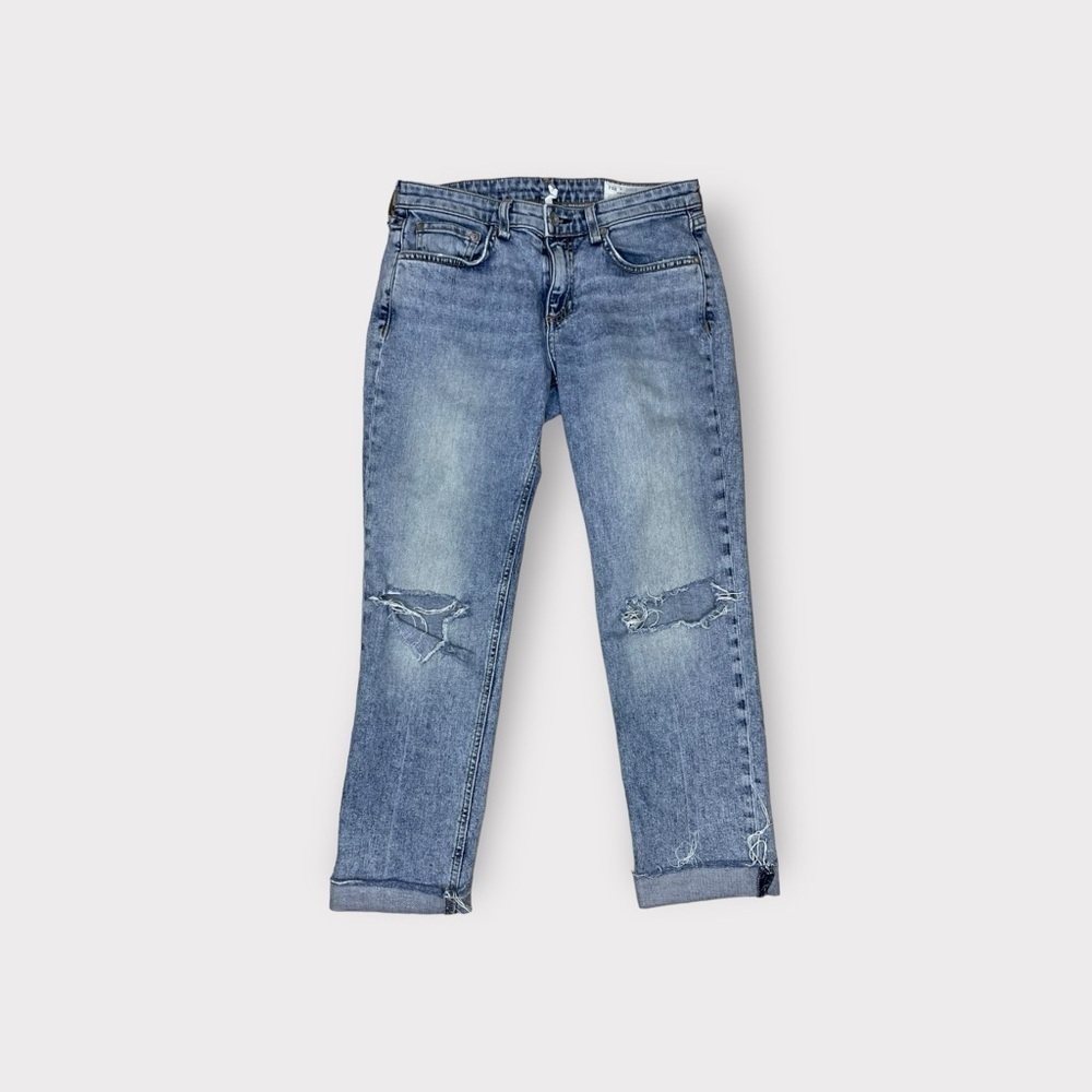 Rag & Bone Women's Dre Low Rise Boyfriend Stella Size 25
